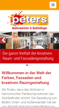 Mobile Screenshot of malerbetrieb-peters.de